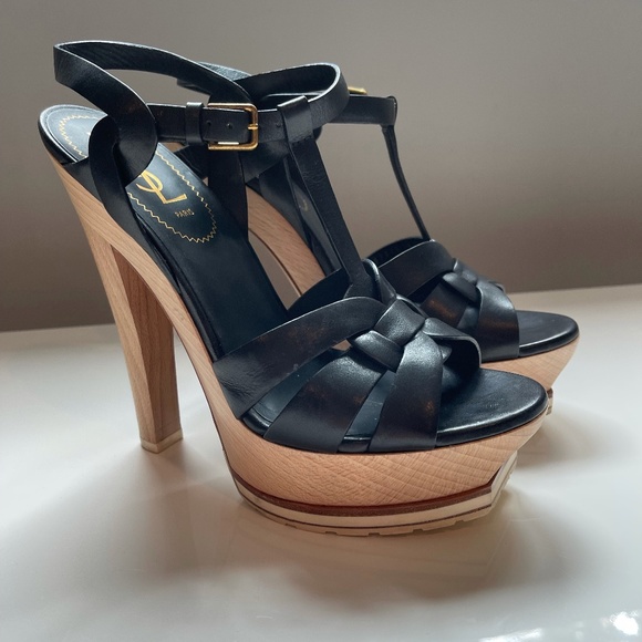 Yves Saint Laurent Shoes - YSL Tribute Black Leather